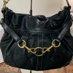 COACH Belted Hampton’s Vintage Leather Hobo Shoulder Bag YK2 - 2002